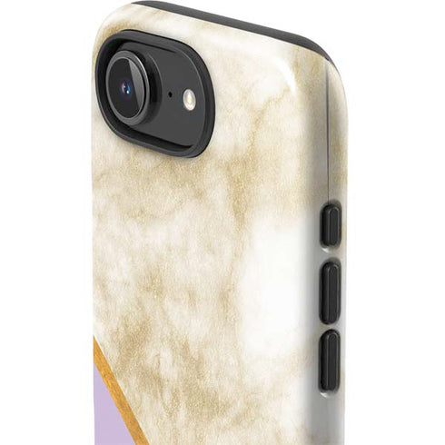 Angled Marble iPhone 16e Impact Case