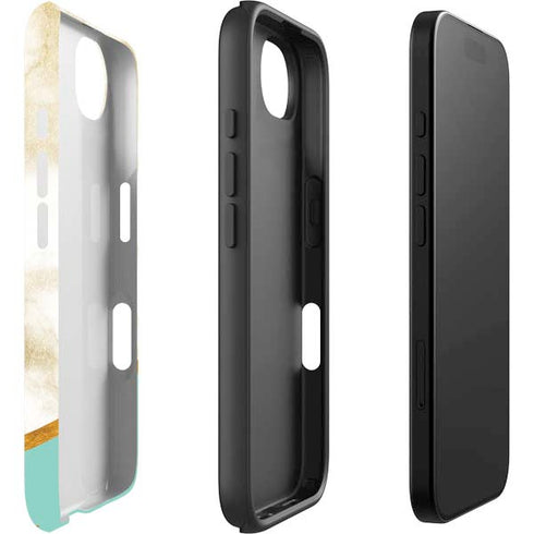 Angled Marble iPhone 16e Impact Case