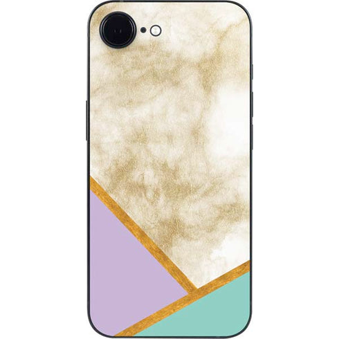 Angled Marble iPhone 16e Skin