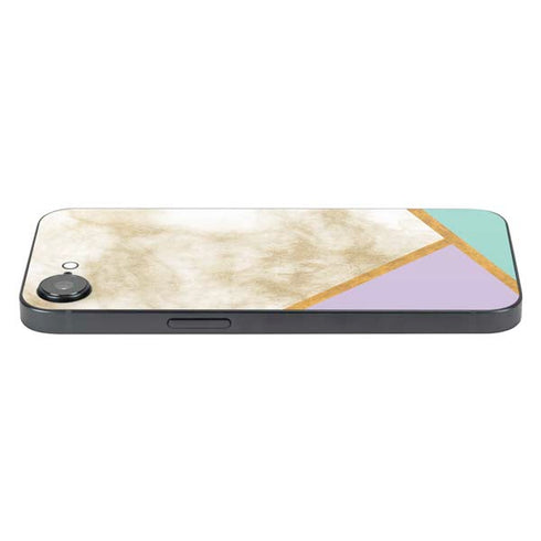 Angled Marble iPhone 16e Skin