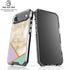 Angled Marble iPhone 17 Air Clear Case