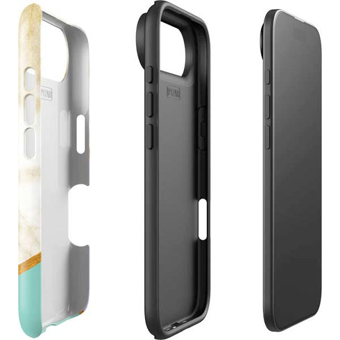 Angled Marble iPhone 17 Air Impact Case