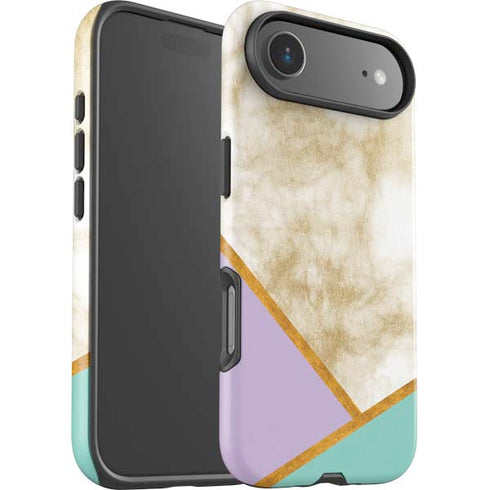 Angled Marble iPhone 17 Air Impact Case