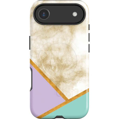 Angled Marble iPhone 17 Air Magsafe Impact Case