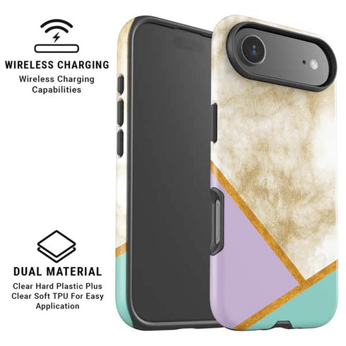 Angled Marble iPhone 17 Air Magsafe Impact Case