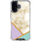 Angled Marble iPhone 17 Clear Case