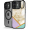 Angled Marble iPhone 17 Kickstand Case