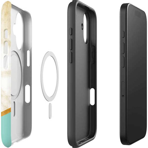 Angled Marble iPhone 17 Magsafe Impact Case