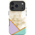 Angled Marble iPhone 17 Pro Impact Case