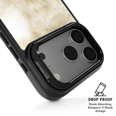 Angled Marble iPhone 17 Pro Max Kickstand Case