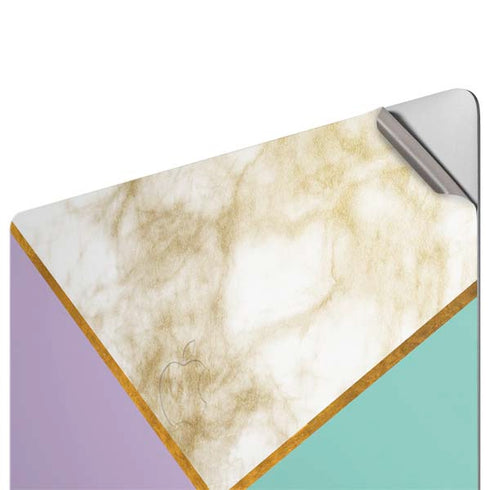 Angled Marble Apple MacBook Pro 16-inch Skin