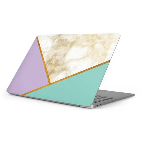 Angled Marble Apple MacBook Pro 16-inch Skin