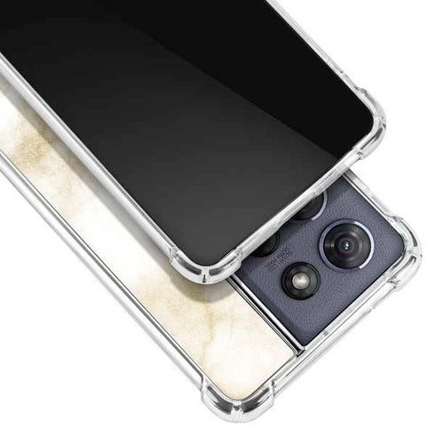 Angled Marble Moto G 5G (2025) Clear Case