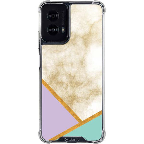 Angled Marble Moto G Power 5G (2024) Clear Case