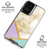 Angled Marble Moto G Power 5G (2024) Clear Case