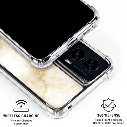 Angled Marble Moto G Power 5G (2024) Clear Case