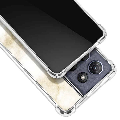 Angled Marble Moto G Power 5G (2025) Clear Case