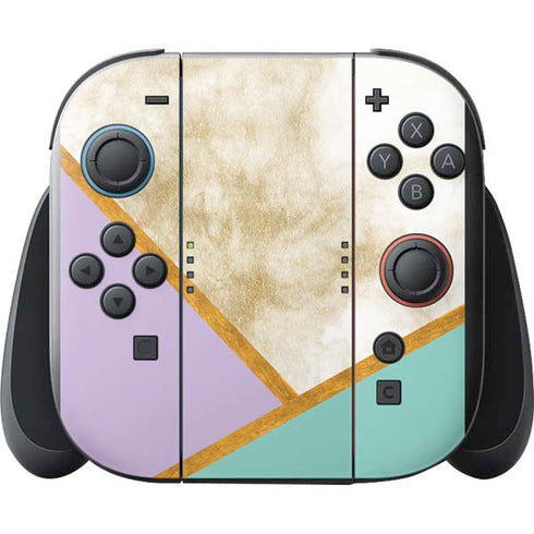 Angled Marble Nintendo Switch 2 (2025) with Joy-Con Skin