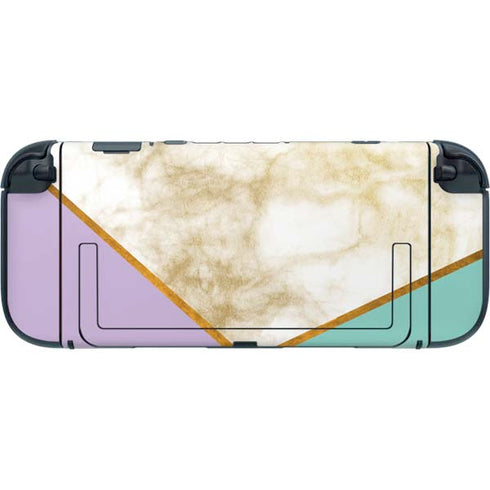 Angled Marble Nintendo Switch 2 (2025) with Joy-Con Skin