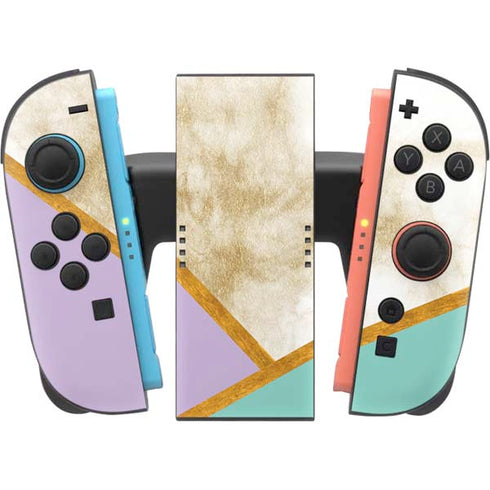 Angled Marble Nintendo Switch 2 (2025) Joy-Con Controller Skin