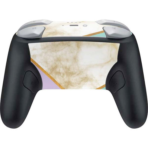 Angled Marble Nintendo Switch 2 (2025) Pro Controller Skin
