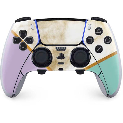 Angled Marble PlayStation PS5 Skins