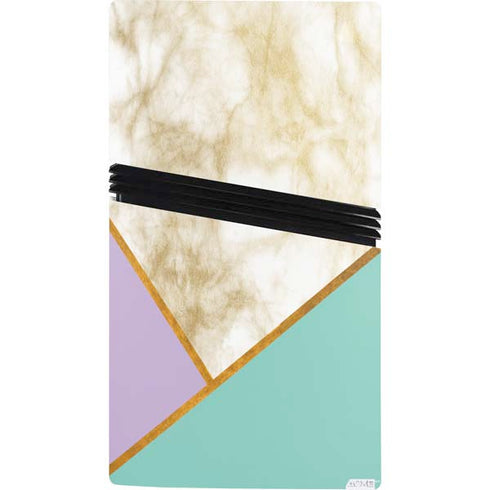 Angled Marble PS5 Pro Console Skin