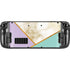 Angled Marble Steam Deck Handheld Gaming Computer OLED Skin