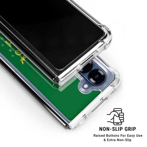 Angry Elf Galaxy Z Fold7 Clear Case