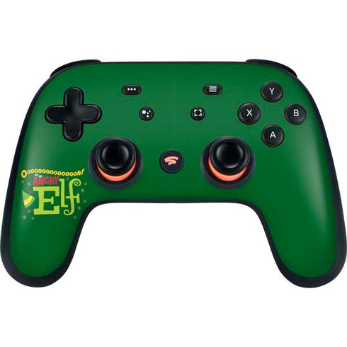 Angry Elf Google Stadia Controller Skin