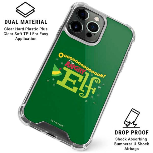 Angry Elf iPhone 15 Pro Clear Case
