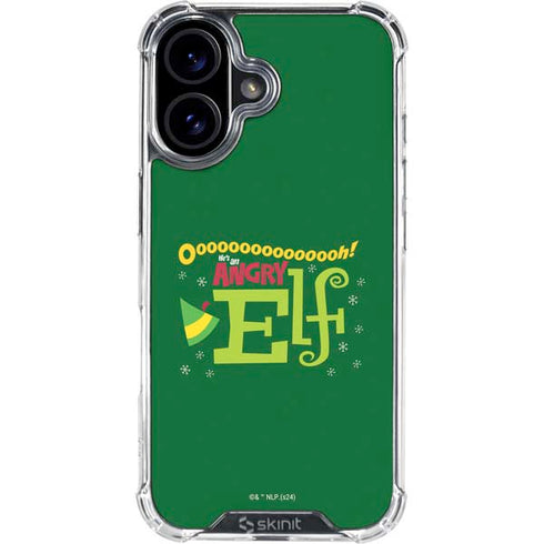 Angry Elf iPhone 16 Plus Clear Case