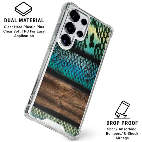 Animal Print Fashion Galaxy S25 Ultra Clear Case