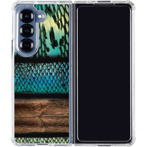 Animal Print Fashion Galaxy Z Fold6 Clear Case