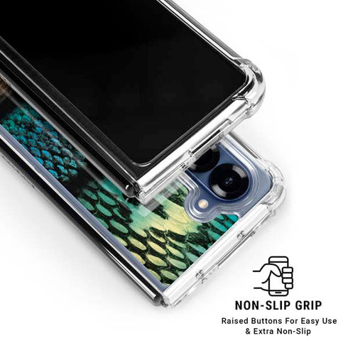 Animal Print Fashion Galaxy Z Fold6 Clear Case