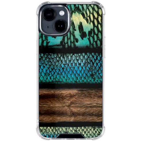 Animal Print Fashion iPhone 15 Clear Case