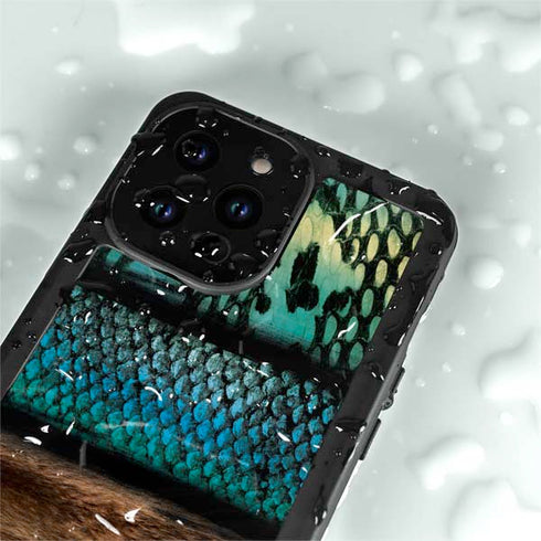 Animal Print Fashion iPhone 15 Pro Waterproof Case
