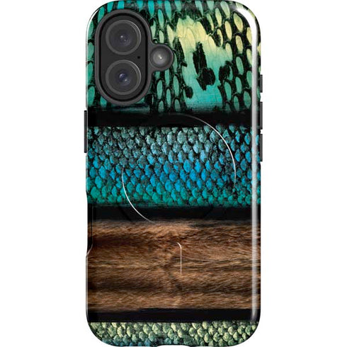 Animal Print Fashion iPhone 16 Magsafe Impact Case