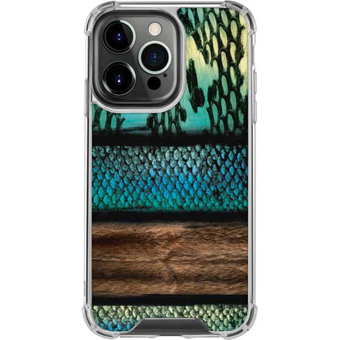 Animal Print Fashion iPhone 16 Pro Clear Case