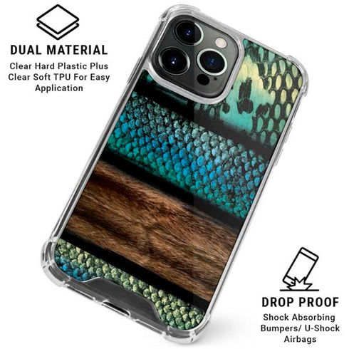Animal Print Fashion iPhone 16 Pro Max Clear Case