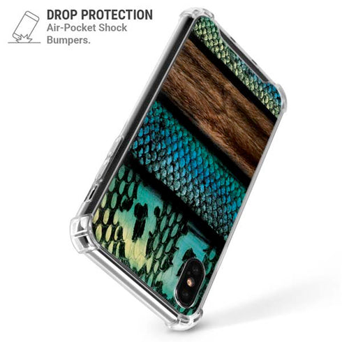 Animal Print Fashion iPhone X/XS Clear Case
