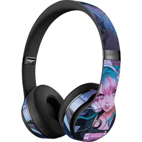 Anime Catgirl Gamer Nerd by Ivy Dolamore Beats Solo 3 Wireless Skin
