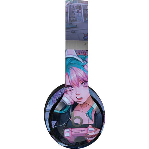 Anime Catgirl Gamer Nerd by Ivy Dolamore Beats Solo 4 Wireless Headphones Skin