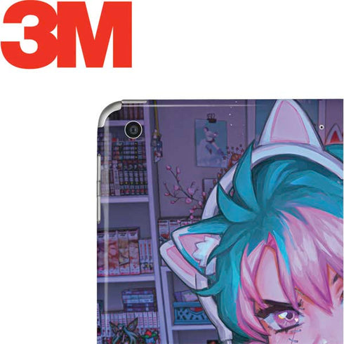 Anime Catgirl Gamer Nerd by Ivy Dolamore Apple iPad Skin