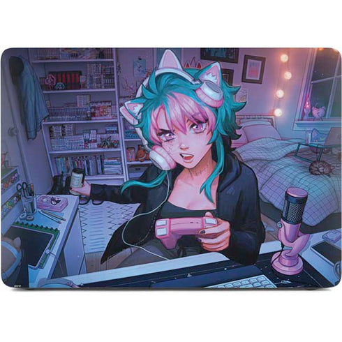 Anime Catgirl Gamer Nerd by Ivy Dolamore Apple MacBook Pro 16-inch Skin