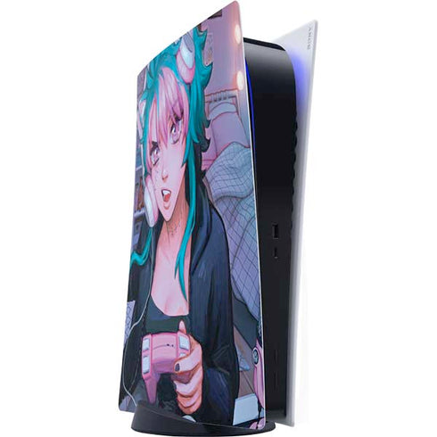 Anime Catgirl Gamer Nerd by Ivy Dolamore PlayStation PS5 Skins