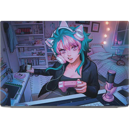 Anime Catgirl Gamer Nerd by Ivy Dolamore Dell XPS Skin