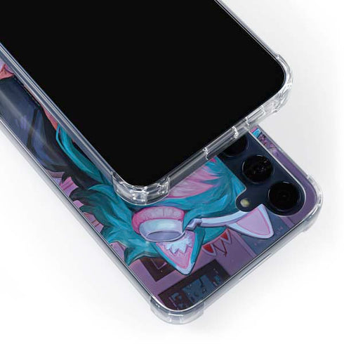 Anime Catgirl Gamer Nerd by Ivy Dolamore Galaxy A55 5G Clear Case