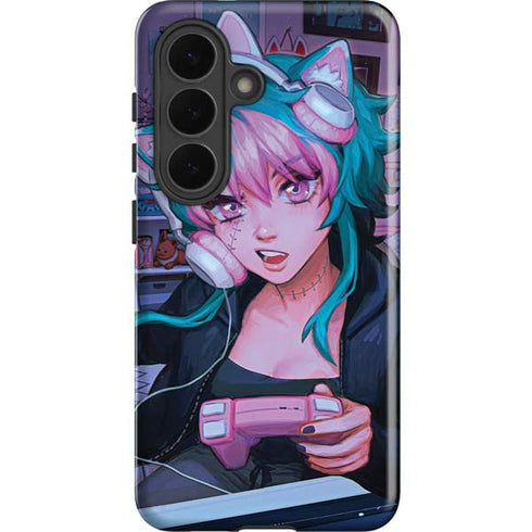 Anime Catgirl Gamer Nerd by Ivy Dolamore Galaxy S26 Plus Impact Case