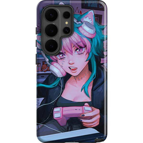 Anime Catgirl Gamer Nerd by Ivy Dolamore Galaxy S26 Ultra Impact Case
